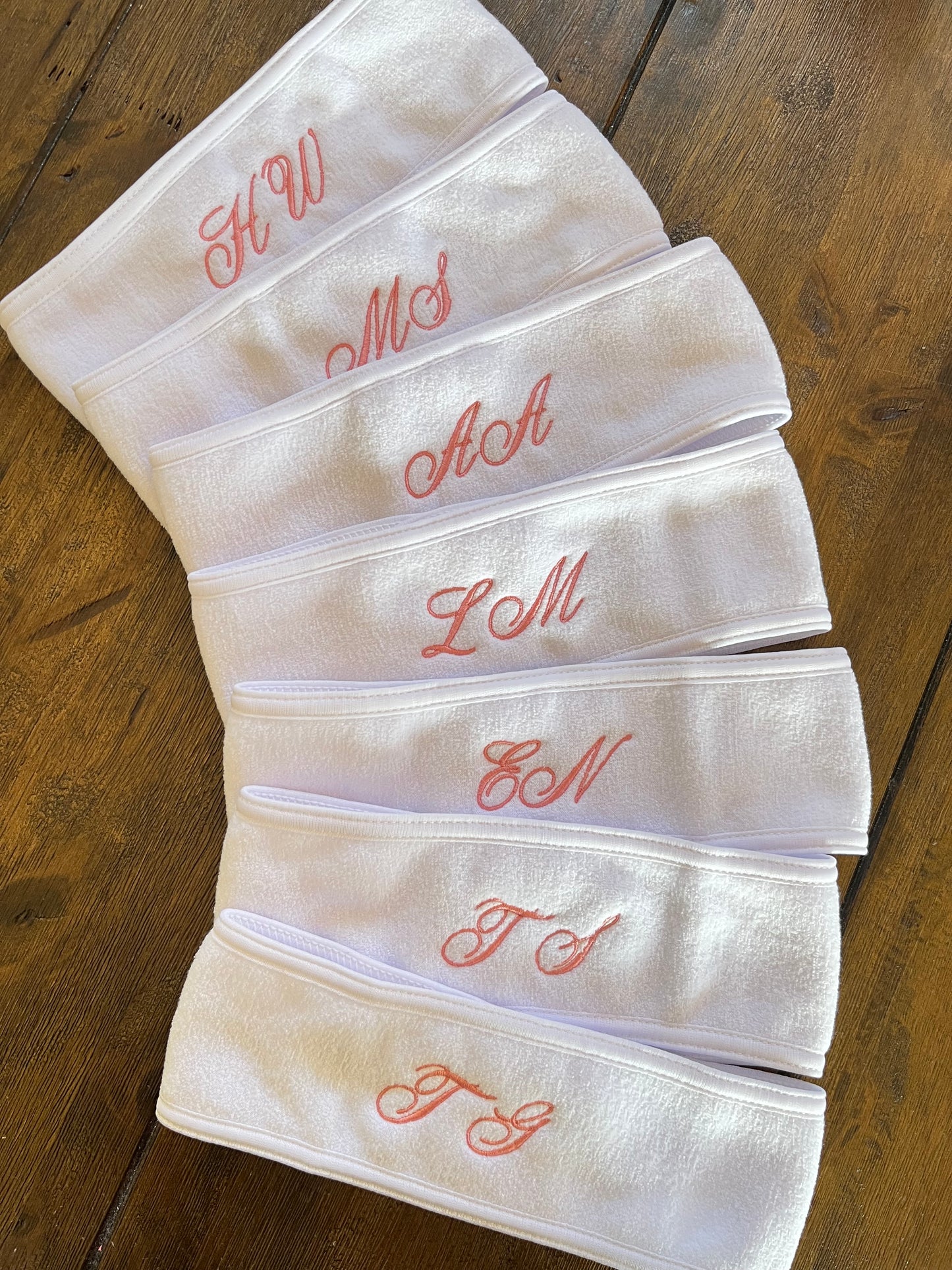 Custom Embroidered Spa Wrap Headband