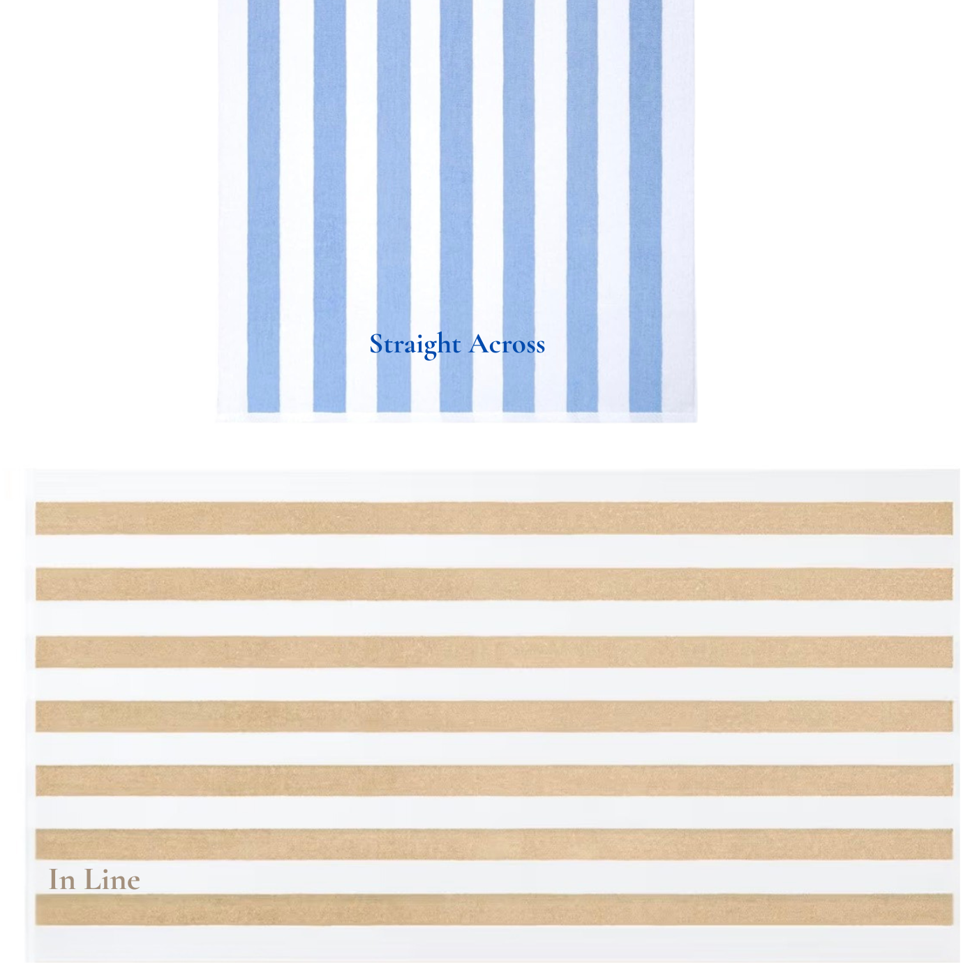 Striped Oversized Beach Towel