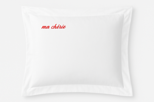 Oxford Sham Custom Embroidered Pillowcase