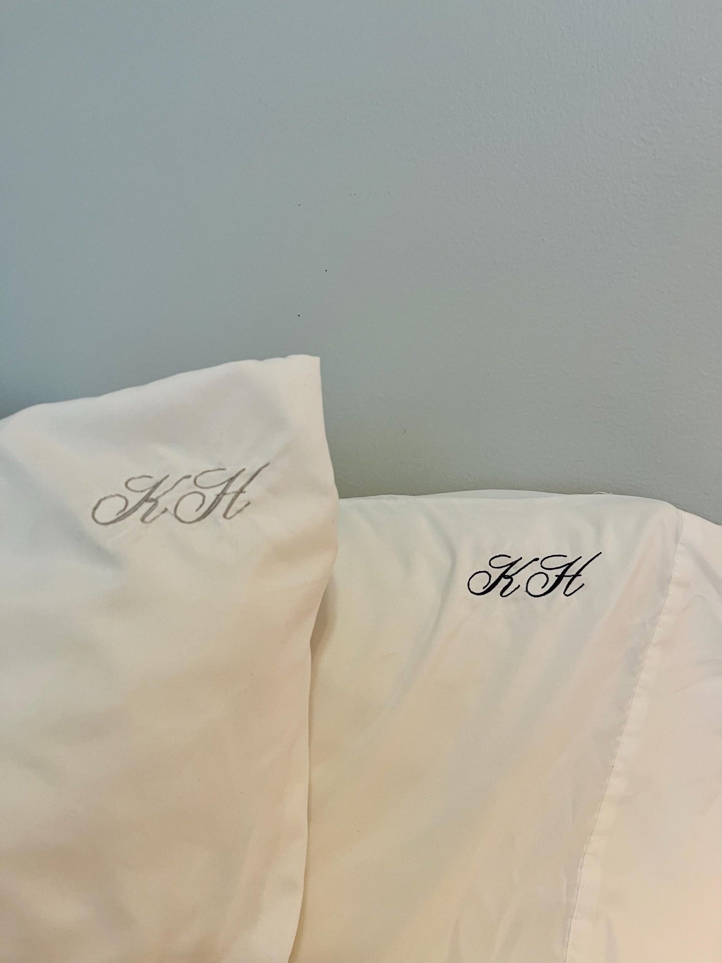 'Anything But Basic' Custom Embroidered Microfiber Pillowcase